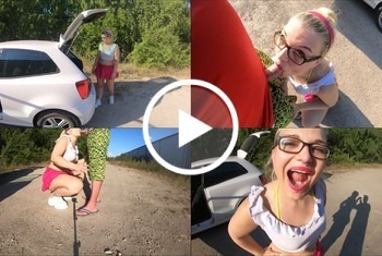 Sperma Trinken! - 18, blond, blowjob, frau, Für mich, Glück, heiss, man, mann, MariellaSun, outdoor, porno, sperma