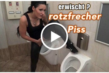 Erwischt? Rotzfrecher Piss ! - aktion, erwischt, Europäisch, frau, frech, Grey, Macht, milfs, mira, Mira-Grey, natürlich, natursekt, pinkeln, porno, rasiert, schwarzhaarig, solo, spa, tattoos, Ungewöhnliche Orte