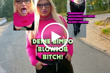 Deine Bimbo Blowjob Bitch! - bitch, blond, blowjob, Europäisch, frau, Für mich, geile, Hart, Liebe, lutschen, mann, MariellaSun, natur, porno, pov, schlampe, sperma