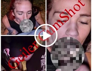 Fahrlehrer spritzt mir nach Blowjob ins Gesicht - tattoos