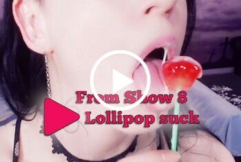Aus Show 8 Lutscher blasen - frau