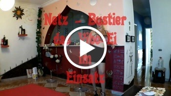 Netz Bustier - das Vibo Ei im Einsatz - Augenbinde, blond, Dildos, frau, frauen, geil, Masken, Masturbieren, MegaTitten, Netz, porno, rasiert, Reife Frauen, solo, usertreffen