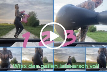 VOLLGAS abritt auf der ANHÄNGERKUPPLUNG ups da flutscht sie noch in die ARSCHFOTZE - abficken, Analsex, arschfotze, Auto, blond, DirtyTalk, Fetisch, frau, gegenstände, Gegenstände einführen, geil, hardcore, Masturbieren, milfs, nahaufnahme, porno, rasiert, Schön, Silikon, solo, SteffiBlond, Tag, tattoos